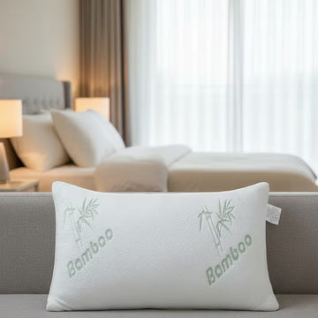 Bamboo Memory Foam Neck Pillow for Sleeping