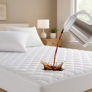 Quilted Waterproof Mattress Protector – Anti-Bed Bug, Allergen Protection